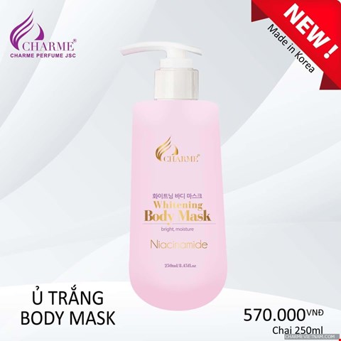 Sữa tắm Charme Whitening Cleanser Nano Ag+