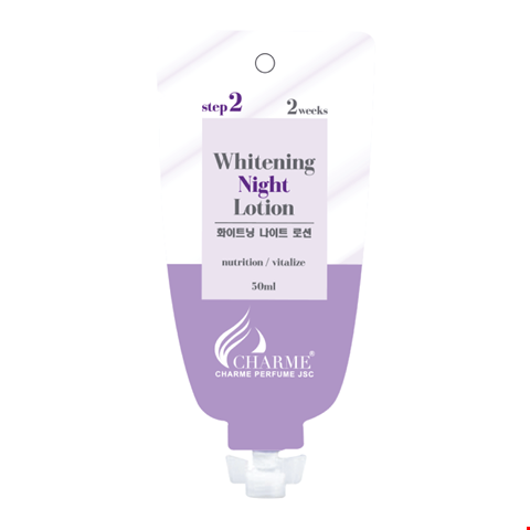 Dưỡng Da Toàn Thân Charme Whitening Night Lotion (Túi)