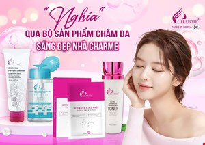 "Nghía" Qua Bộ Sản Phẩm Chăm Da Sáng Đẹp Nhà Charme