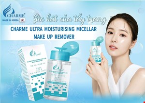 Sức Hút Của Tẩy Trang Charme Ultra Moisturising Micellar Make Up Remover