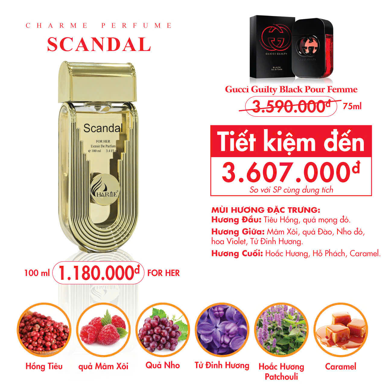 Charme Scandal 100ml New 2024