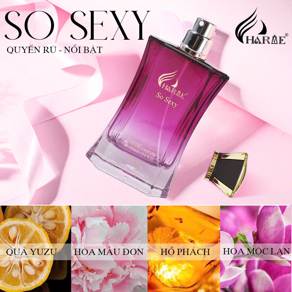 Charme So Sexy mang đến một mùi hương tươi mát và sảng khoá