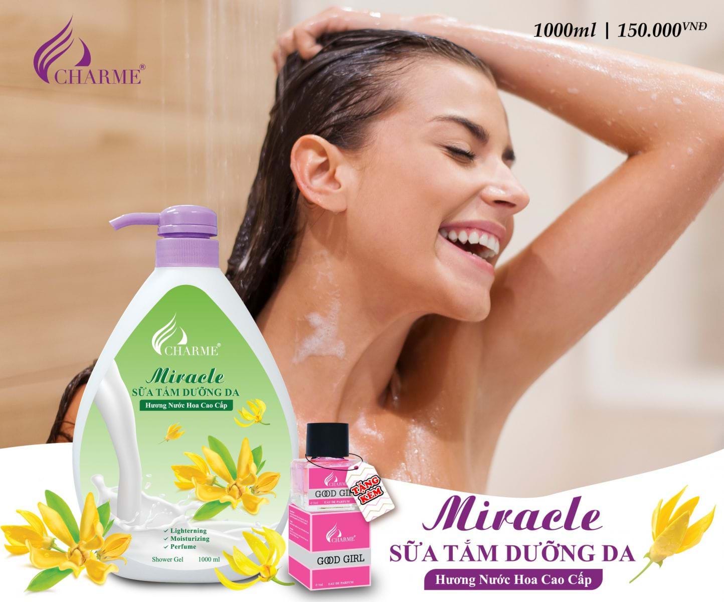 Sữa tắm MIRACLE - Hương Ngọc Lan Tây