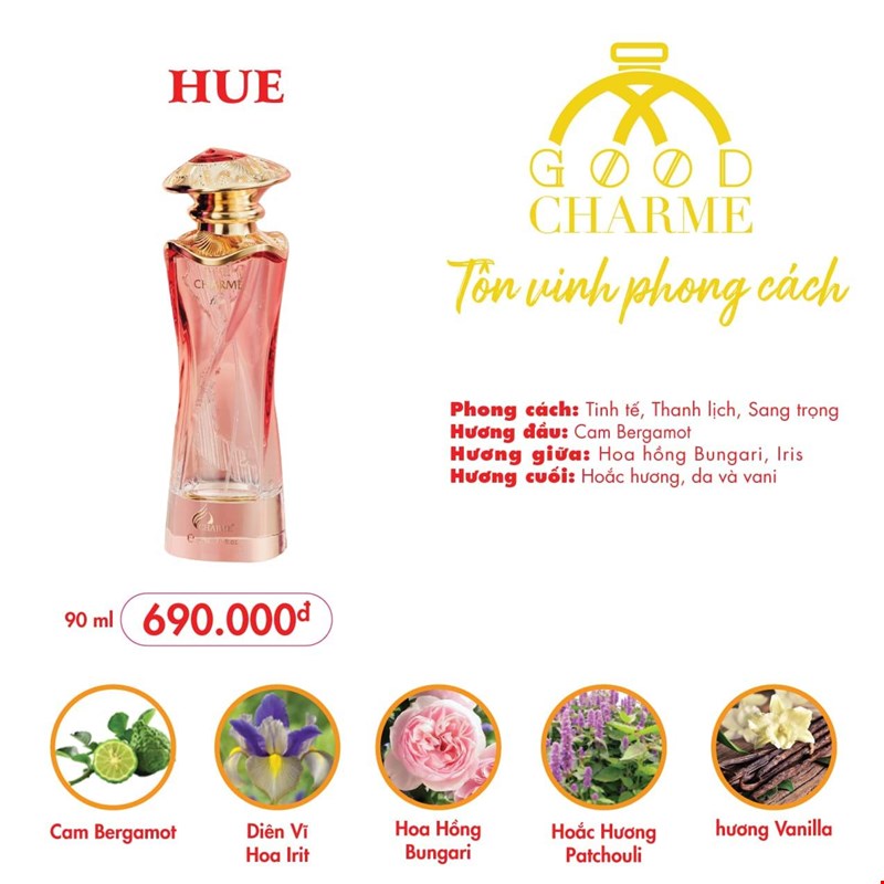 Nước Hoa Nữ Charme Huế 90ml