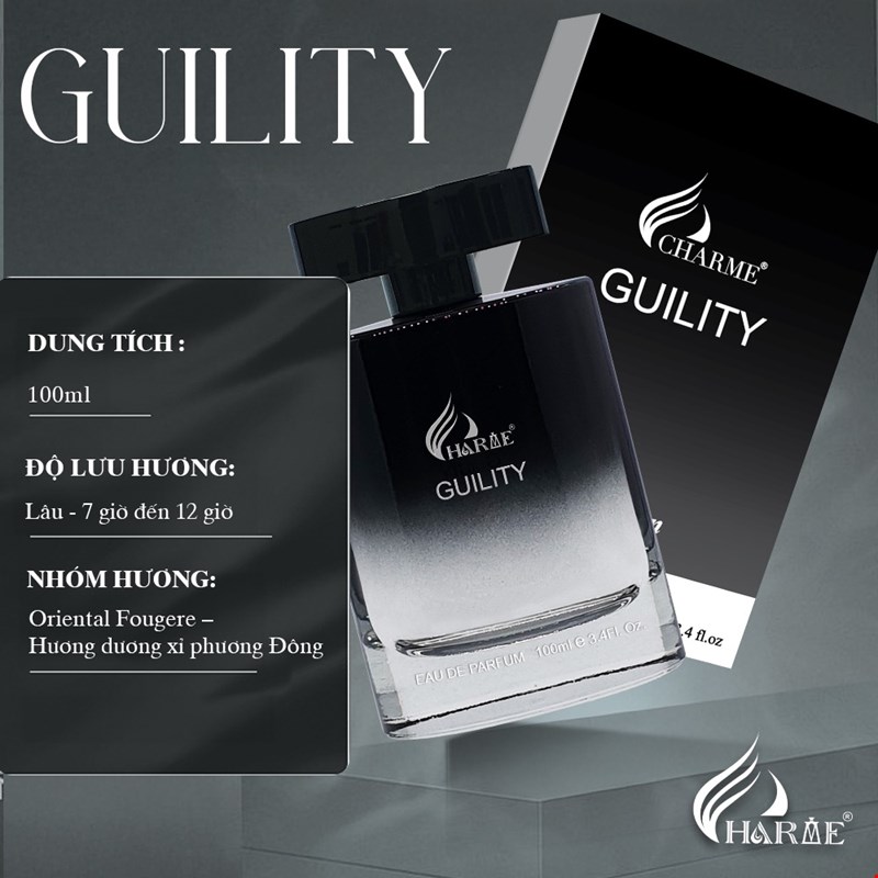 Nước hoa nam Charme Guility 100ml