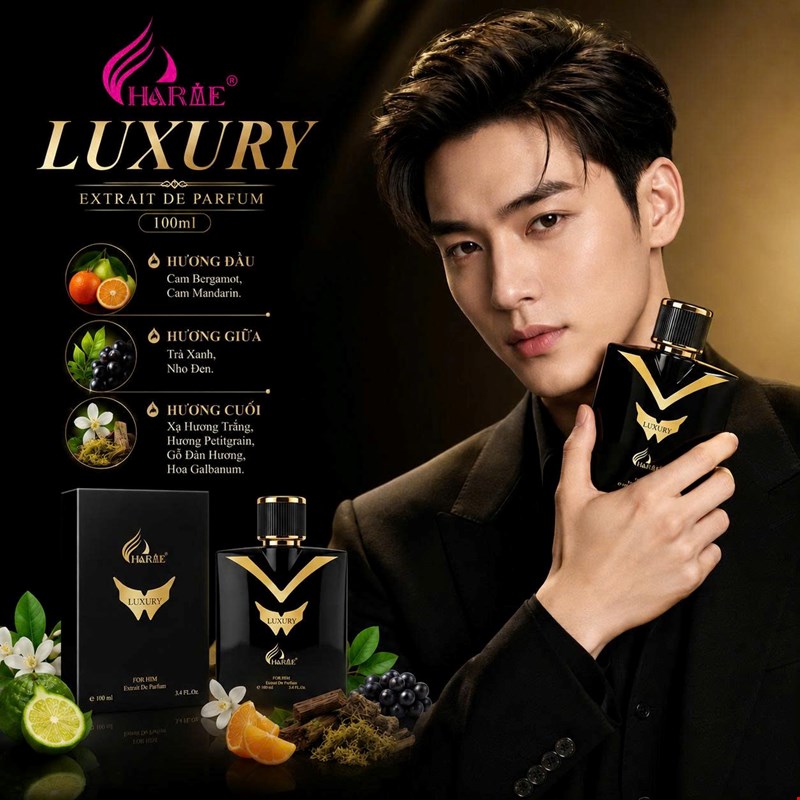 Nước Hoa Nam Charme Luxury 100ml (Phiên Bản 2026)