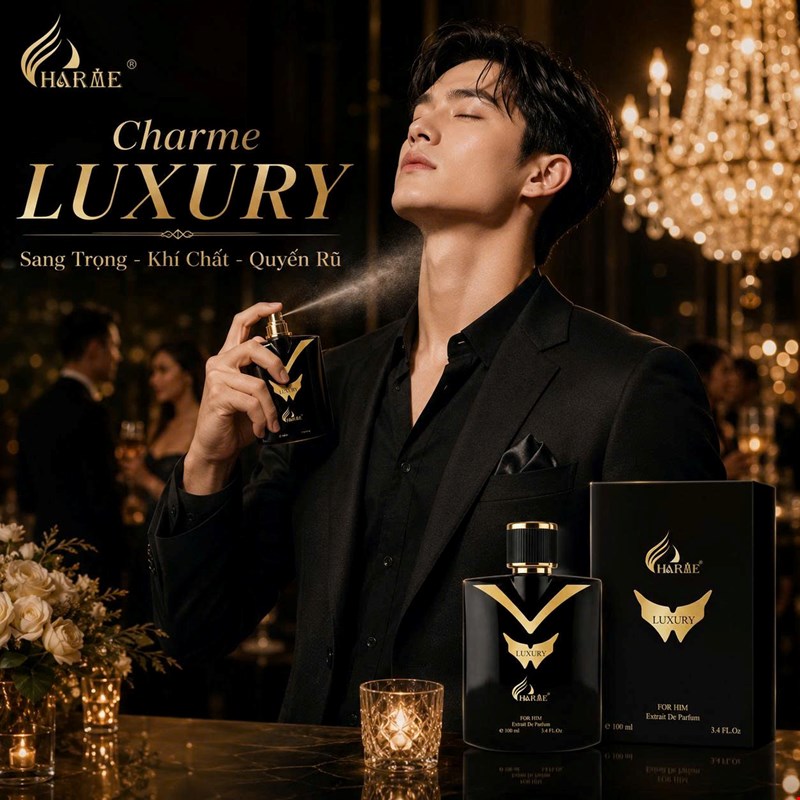 Nước Hoa Nam Charme Luxury 100ml (Phiên Bản 2026)