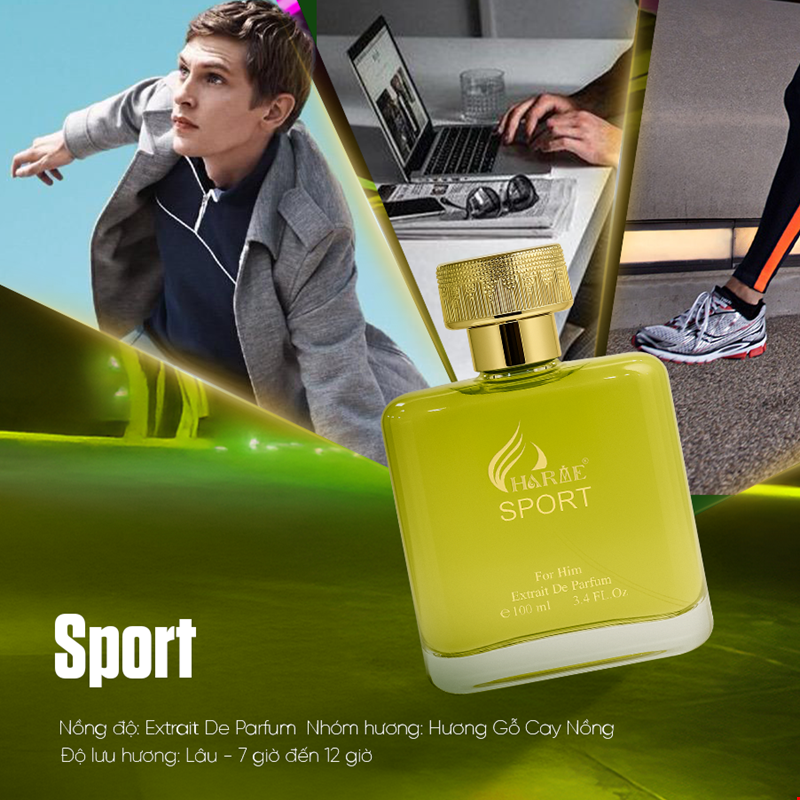 Nước Hoa Nam Charme Sport 100ml