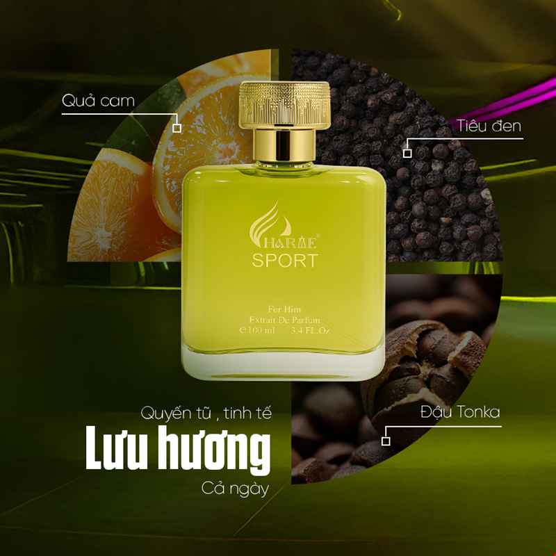 Nước Hoa Nam Charme Sport 100ml
