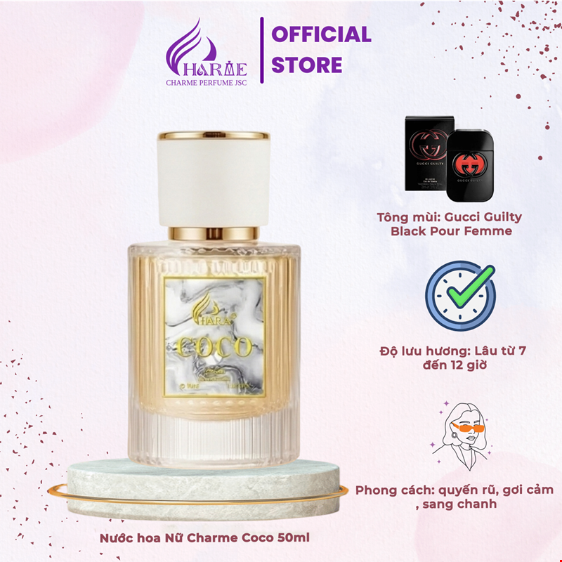 Nước Hoa Nữ Good Charme Coco Trắng 50ml